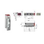 Geze: A4300L-B rewersyjny 12-24V