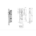 Wilka:  zamek ppoż bez rygla 138F/35 P24x3x245