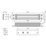 Dorma: zwora wpuszczana EMC600-AM 2668N
