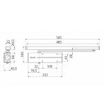 AssaAbloy: DC135 samozamykacz z szyną