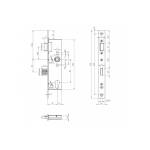 One System zamek zapadkowy ppoż 92/35