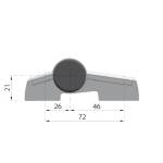 zawias MB 72mm
